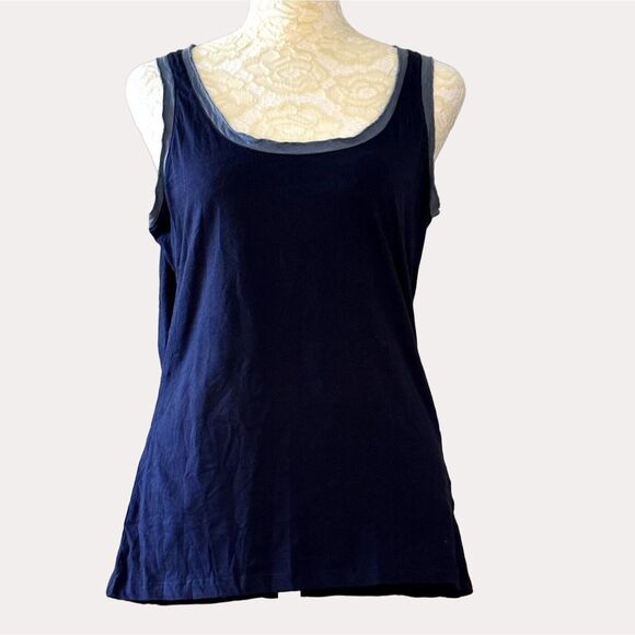 Boden Tank Top & Shrug Jersey Knit Twin Set Blue S bv - Picture 3 of 9